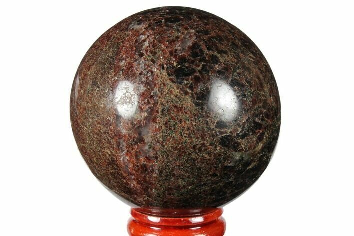 Polished Garnetite (Garnet) Sphere - Madagascar #132085